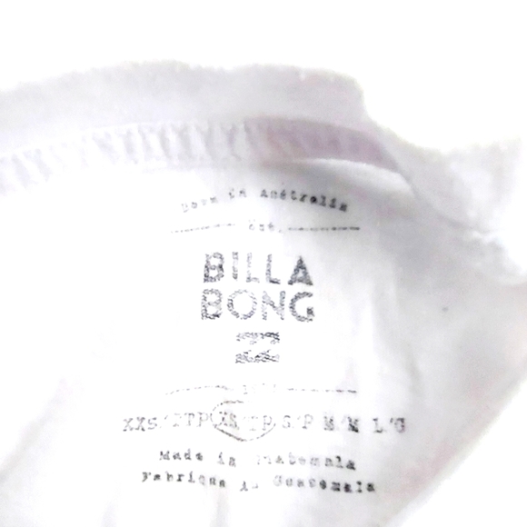 Billabong white t shirt with owl on it. - Picture 2 of 2